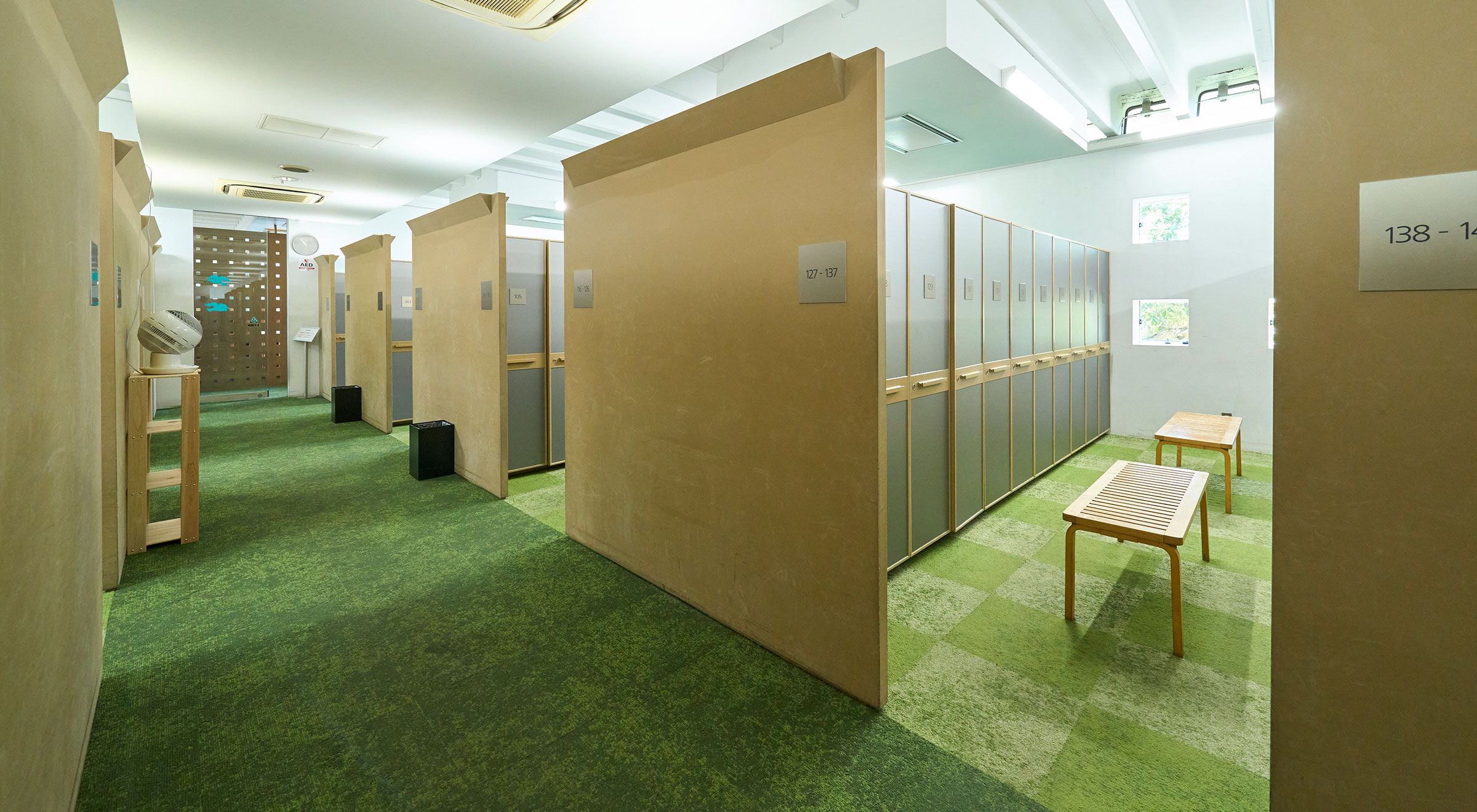 Locker room