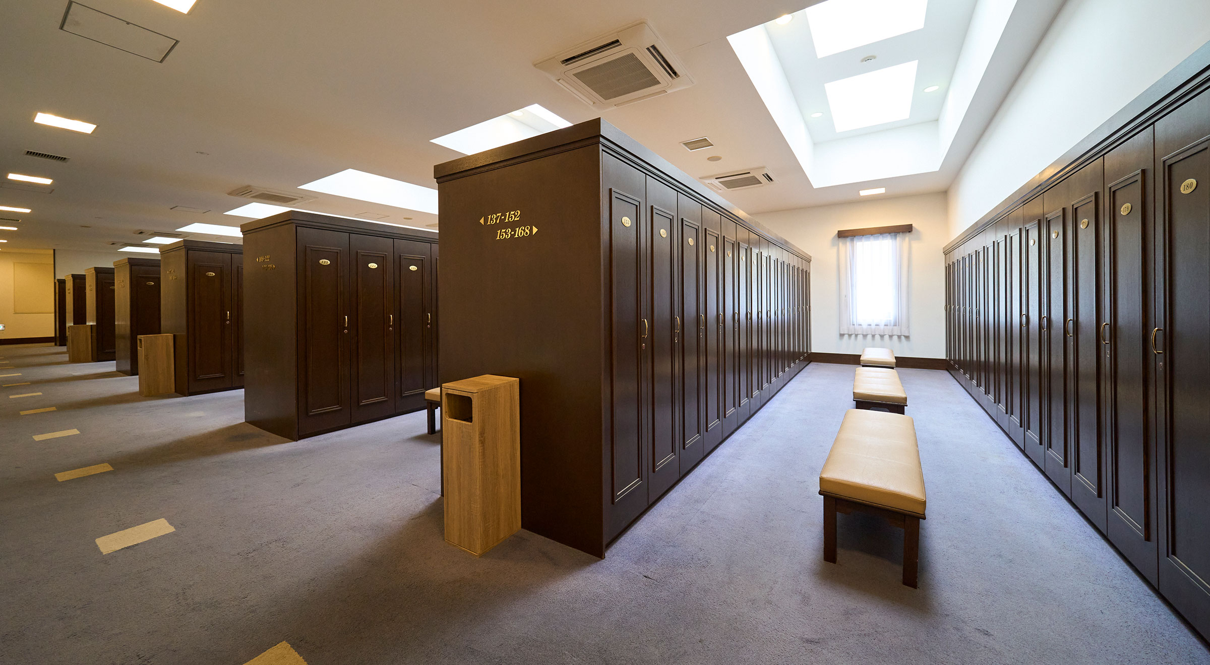 Locker room