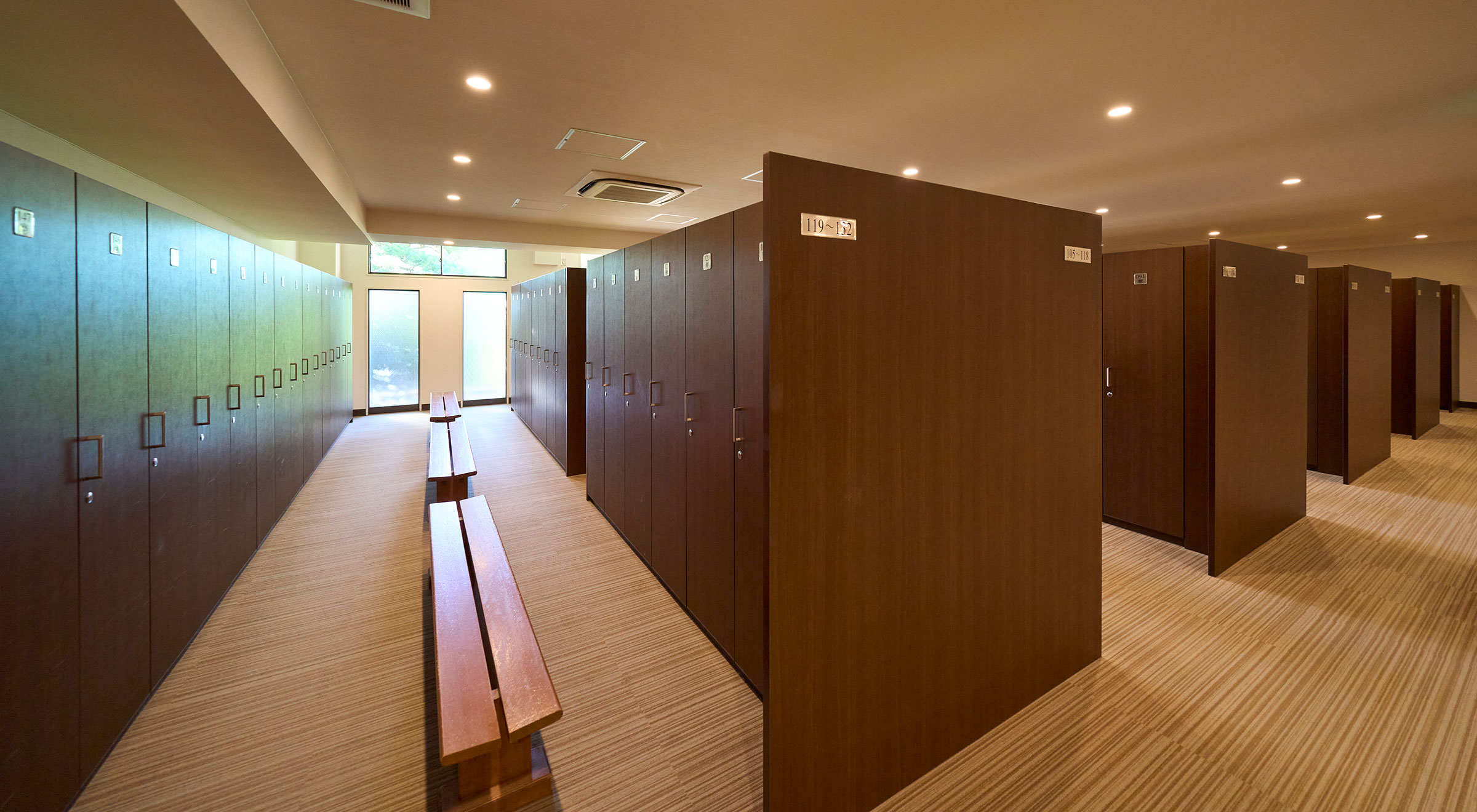Locker room