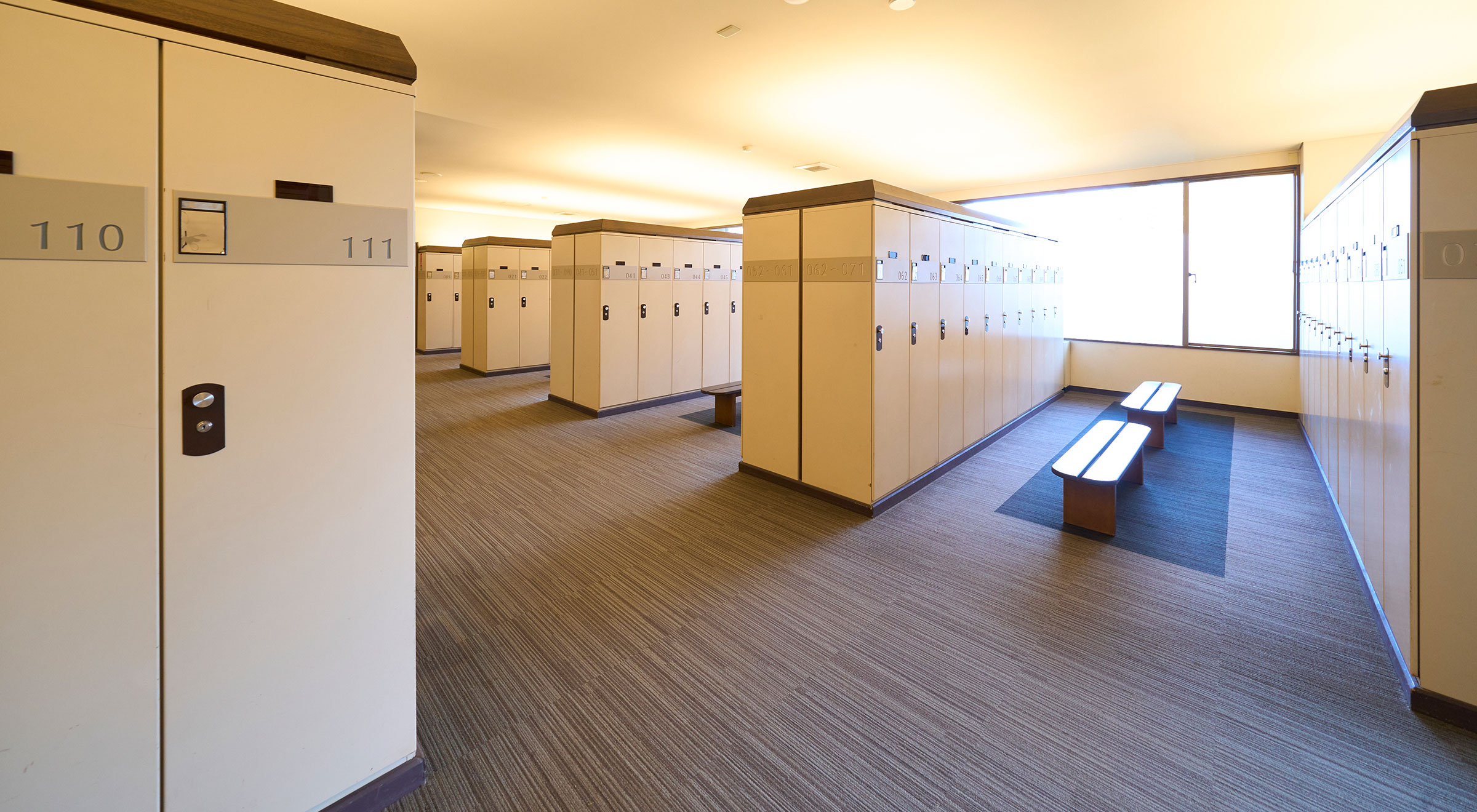Locker room